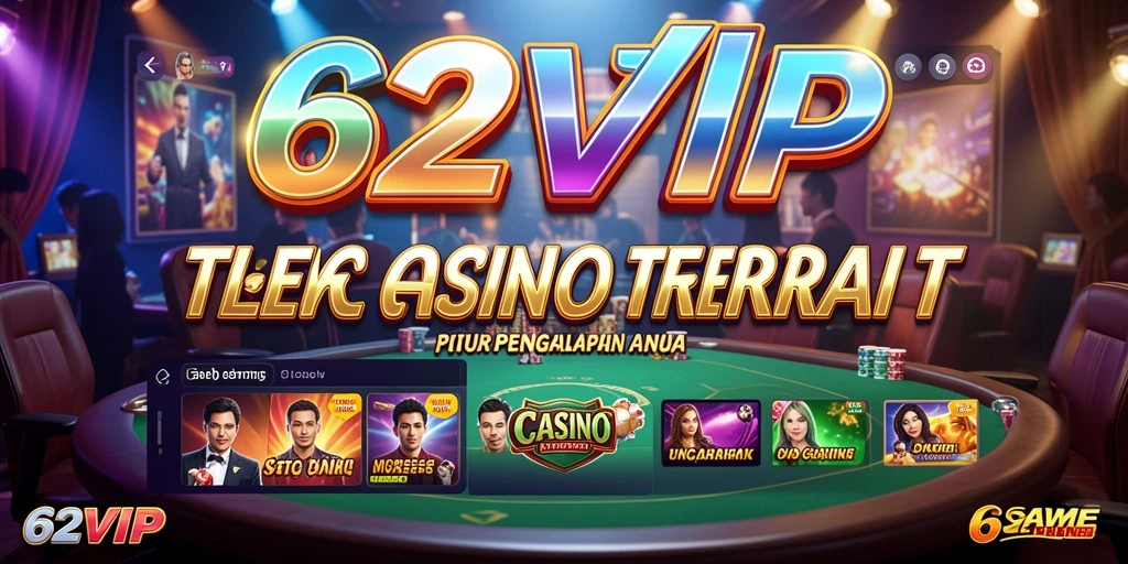Gameplay Live Casino yang seru dan interaktif di 62VIP.