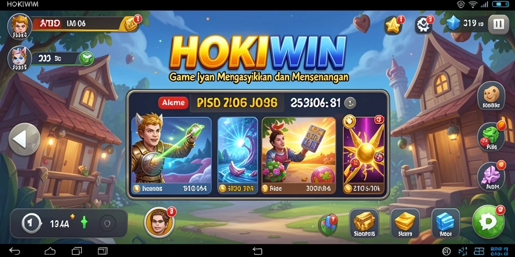 Tangkapan layar HOKIWIN menampilkan gameplay Idle yang menarik dan menyenangkan.