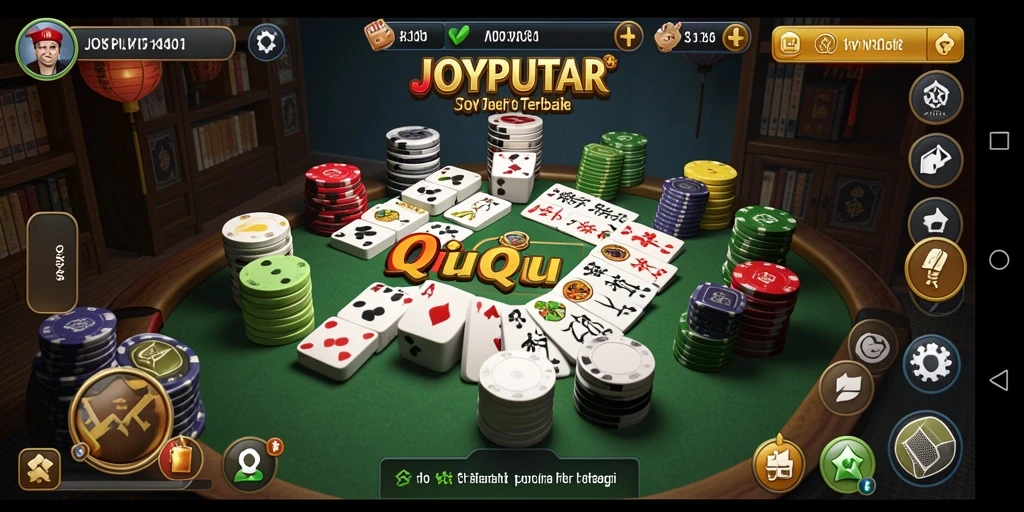 Tampilan gameplay QiuQiu yang seru di JOYPUTAR.
