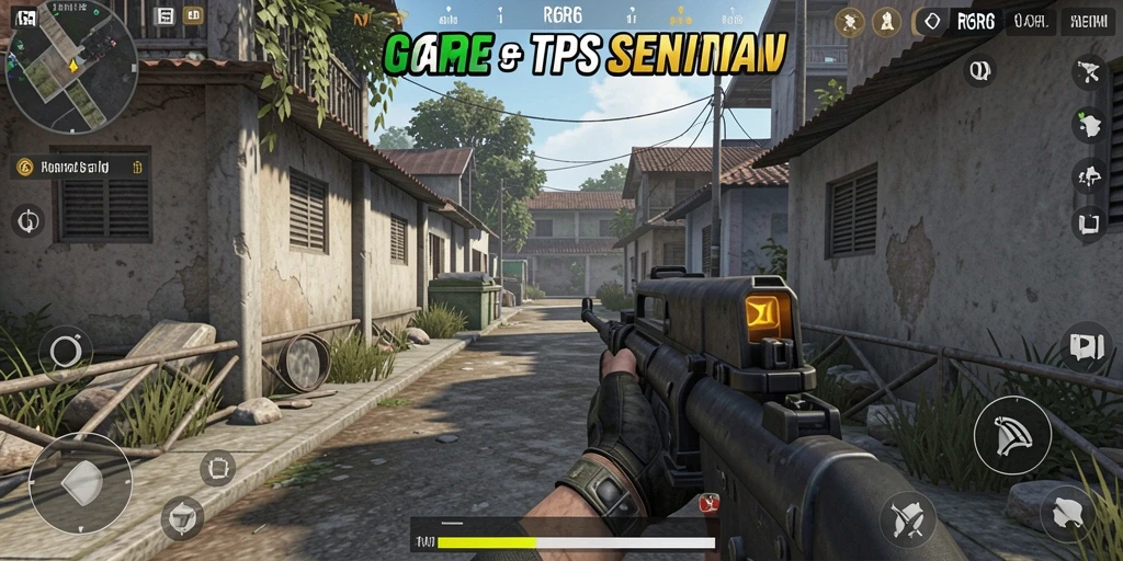 Screenshot utama R6R6 menampilkan aksi menembak yang mendebarkan dalam gameplay TPS.