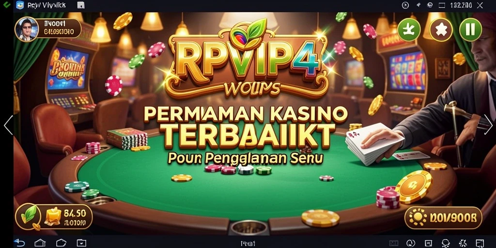 Tampilan gameplay yang mendebarkan dari RPVIP4 di dunia Kasino.