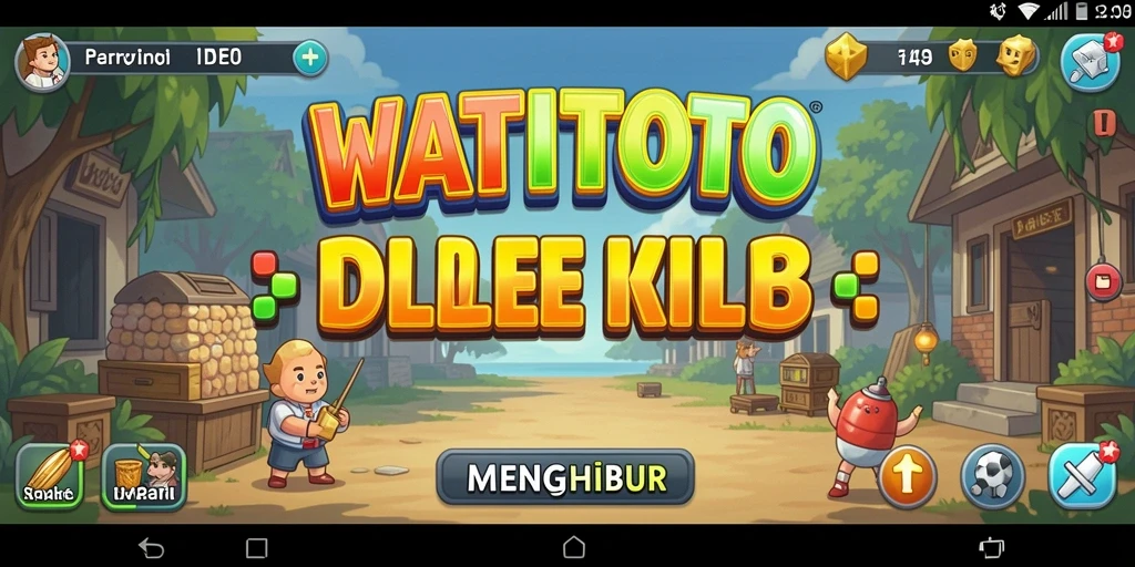 Tampilan menarik dari gameplay WATITOTO yang menyenangkan.