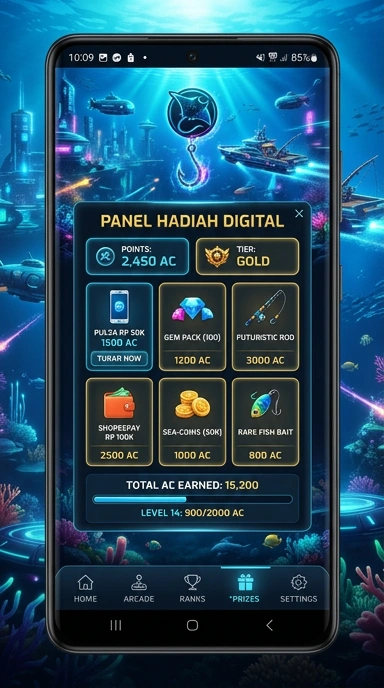 Tampilan utama aplikasi tentoto yang memudahkan navigasi.
